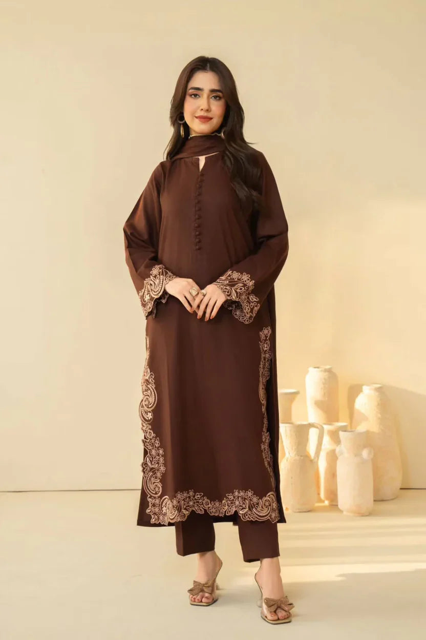 MIRAL Embroidered 3PCS